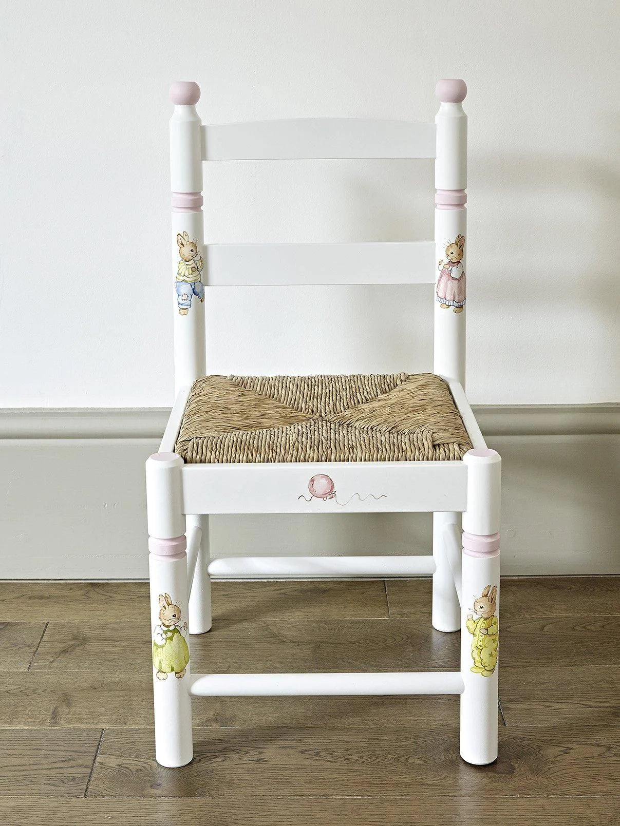 Dragons Rush Seated Chair - Barbara's Bunnies with Dragons Pink Trim