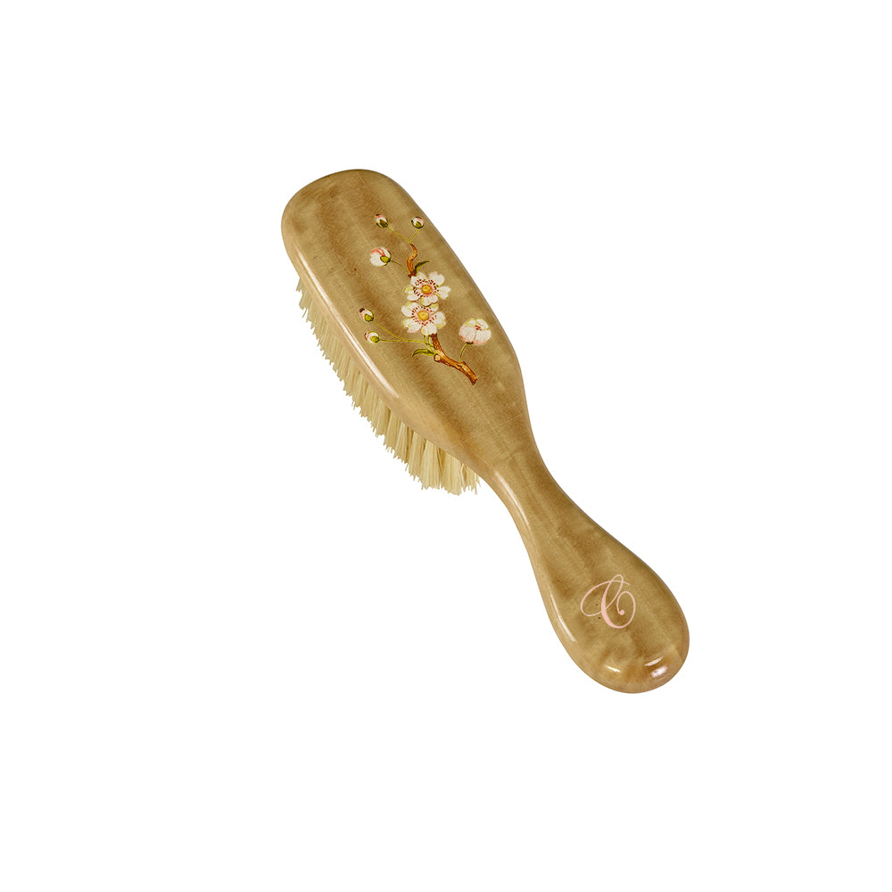 Baby Hairbrush - Linen Blossom Branch