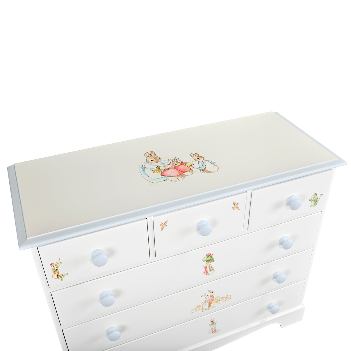 Beatrix Potter with Blissful Blue Trim