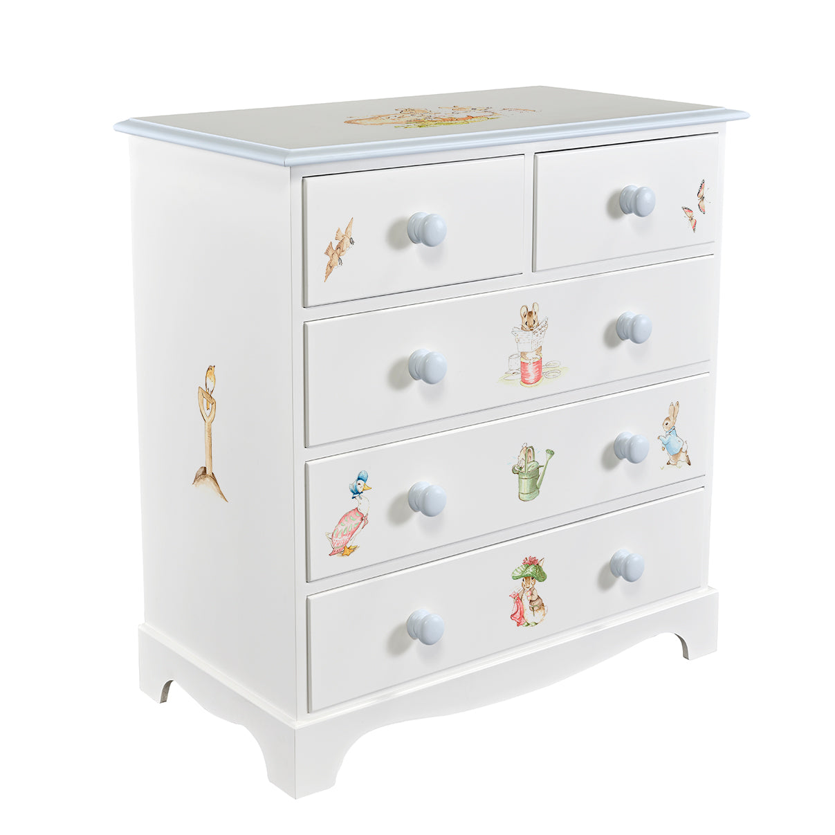 Beatrix Potter with Blissful Blue Trim