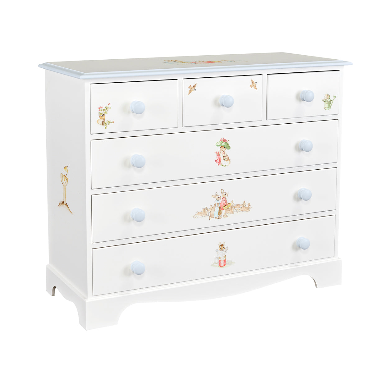Beatrix Potter with Blissful Blue Trim