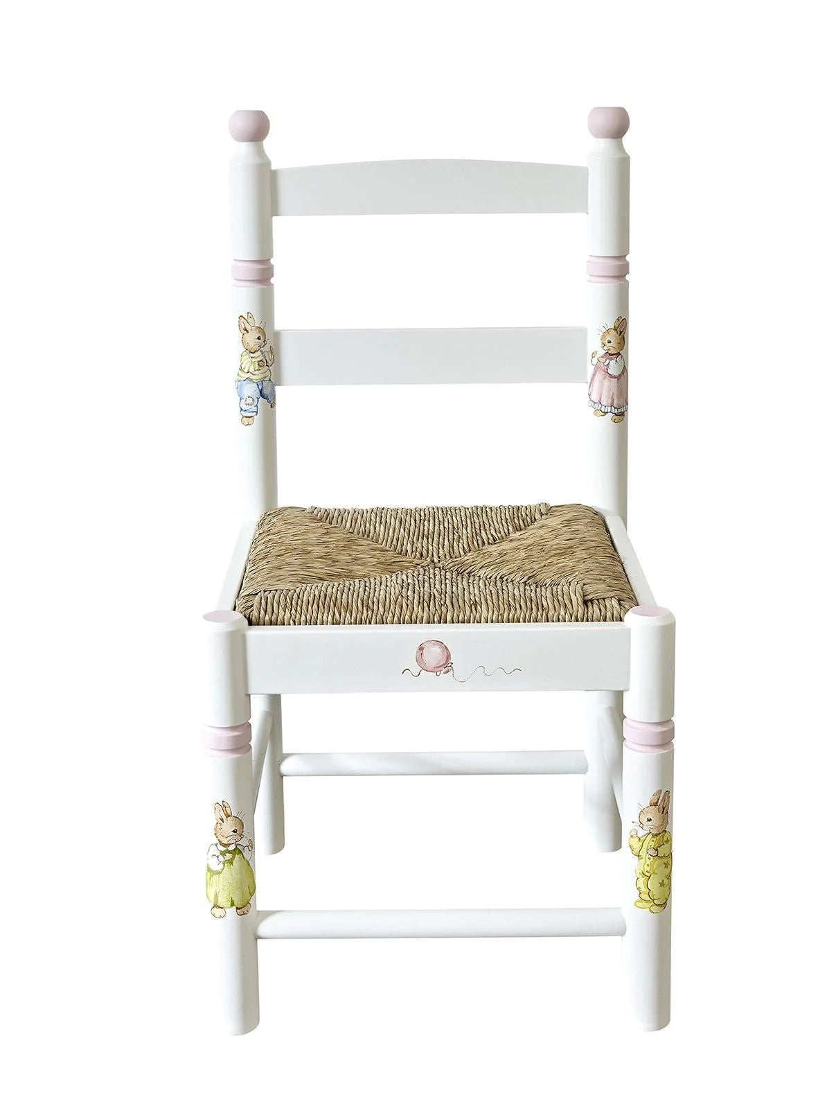 Dragons Rush Seated Chair - Barbara's Bunnies with Dragons Pink Trim
