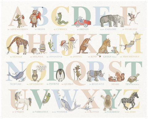 Hand Painted Alphabet