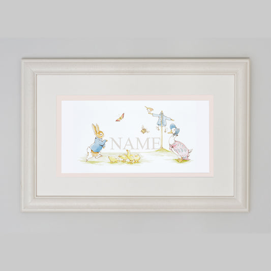 Beatrix Potter with Pink Letters