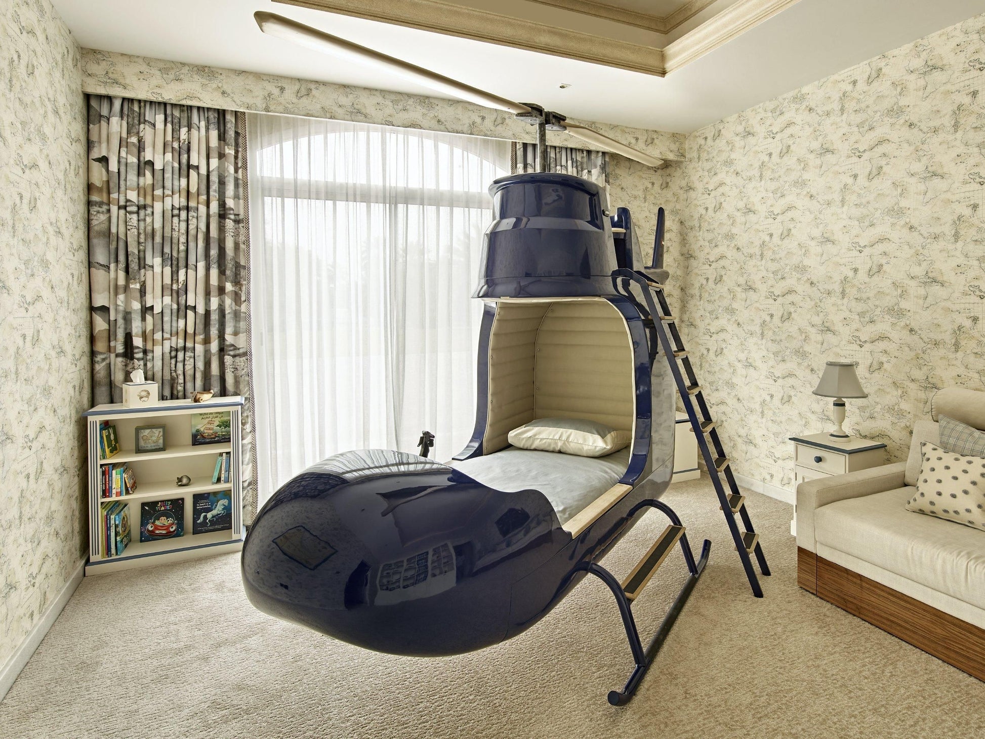 Dragons HB16 Helicopter Bed - Helicopter Kids Bed - front view | Dragons of Walton Street