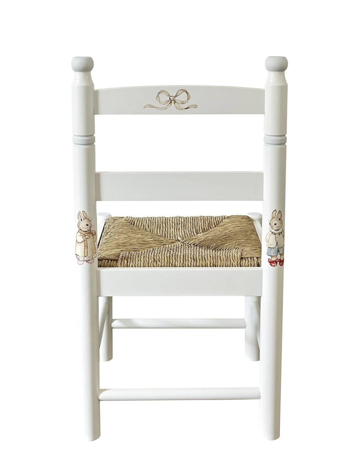 Dragons Rush Seated Chair - Designer Bunnies with Chic Grey Trim