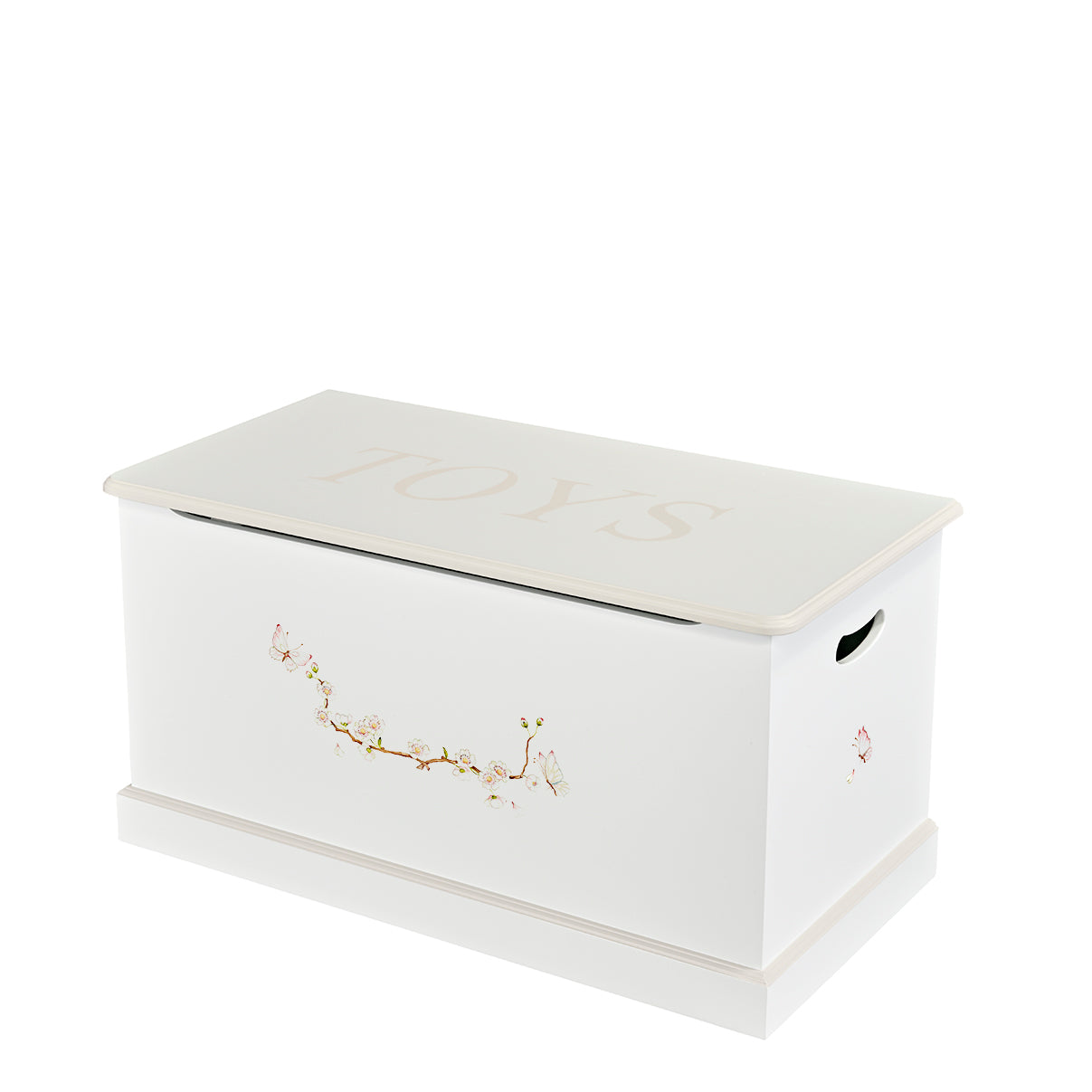 Cambridge Toy box - Linen Blossom with Soft Jute Trim