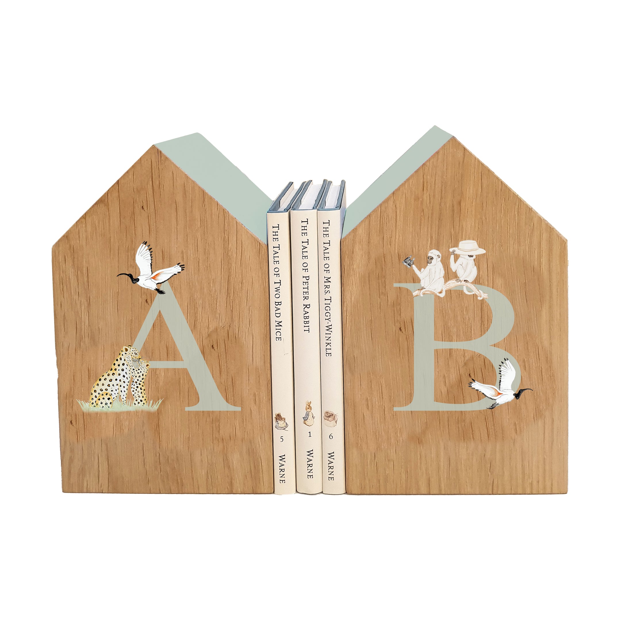 Personalised Oakhouse Bookends