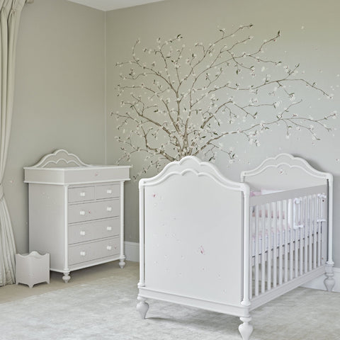 Baby crib with changing table and drawers | Regency Nursery Set | Dragons of Walton Street