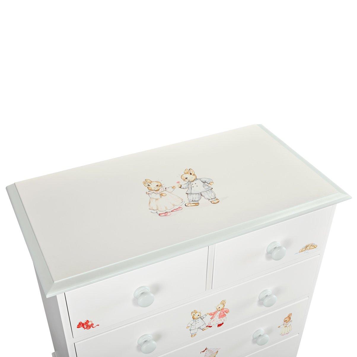 Classic Large Baby Chest of Drawers with Changer