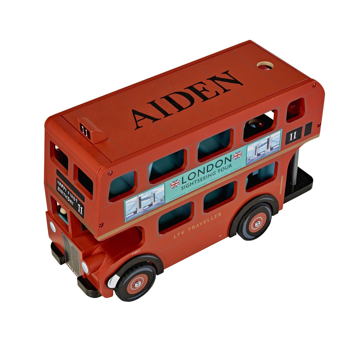 London Bus with Personalised Name - London Bus with Personalised Name