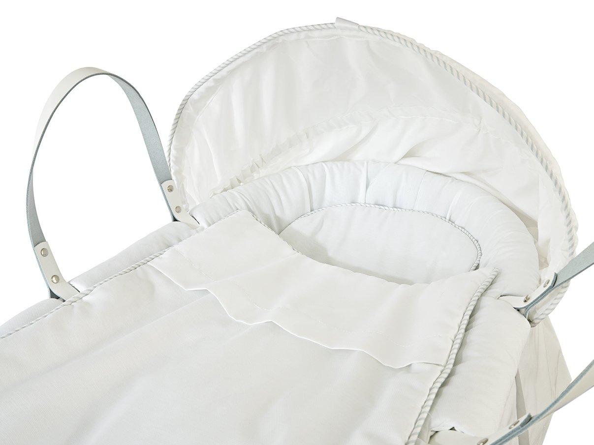 Dragons Moses Basket with a Pleated Skirt and Hood (no stand)