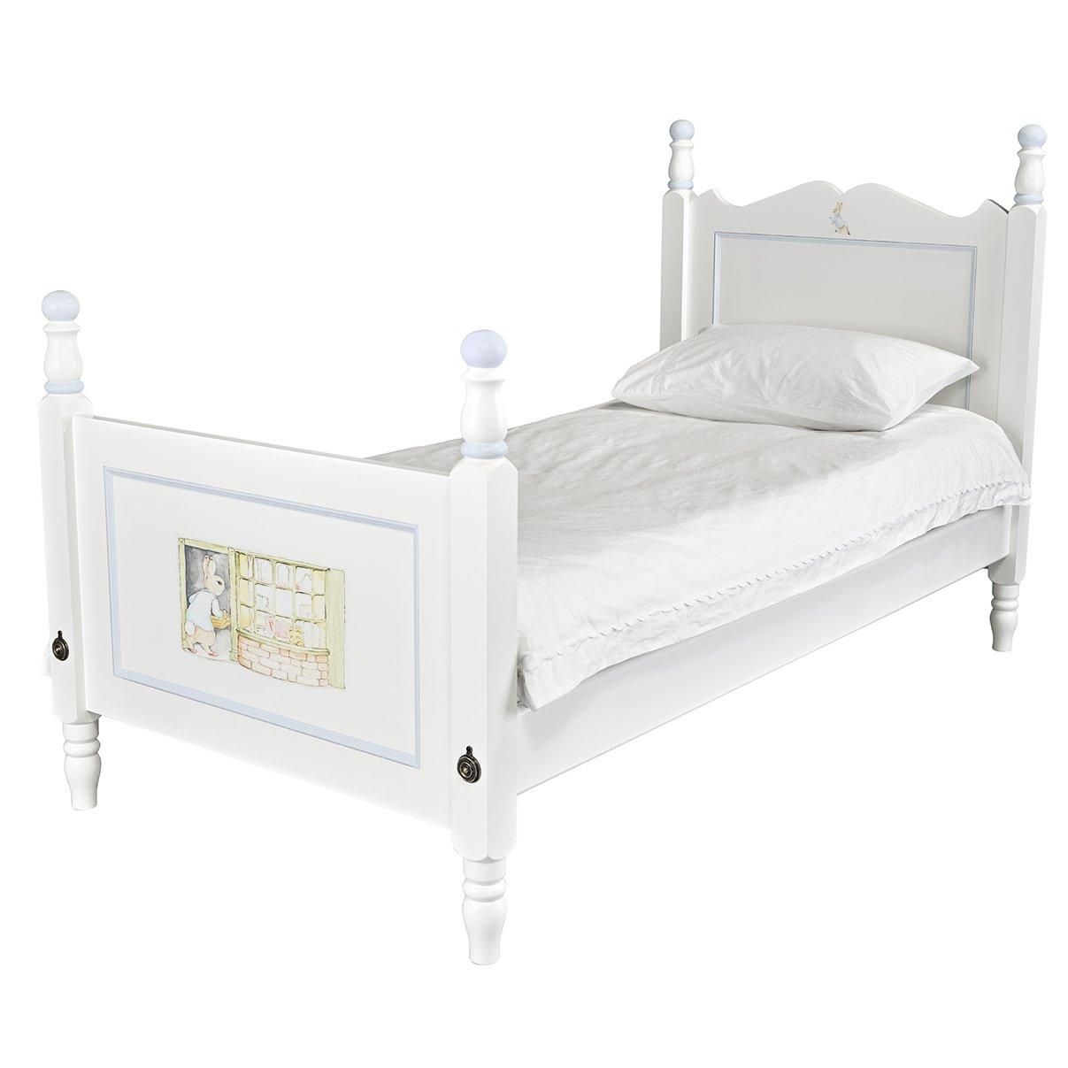 Single William Bed - Beatrix Potter with Blissful Blue Trim
