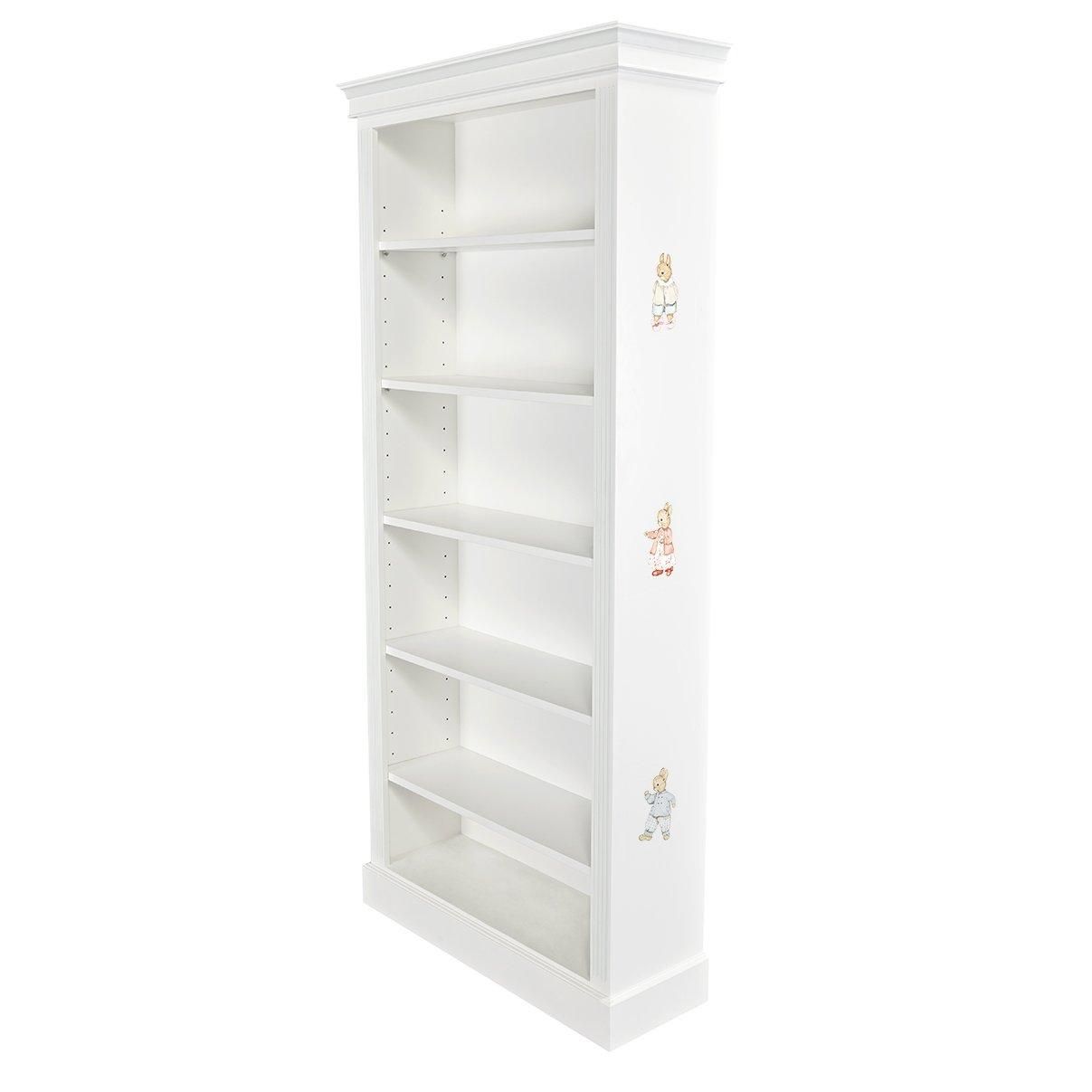 Large childrens bookcase with Designer Bunnies paintings | Dragons of Walton Street